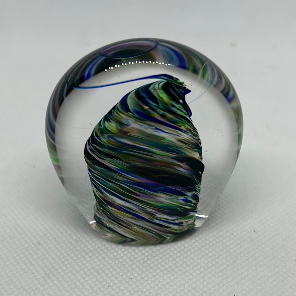 Multicolor Glass Art Sculpture #2
